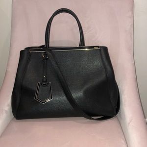 Fendi 2Jours Bag Leather Medium